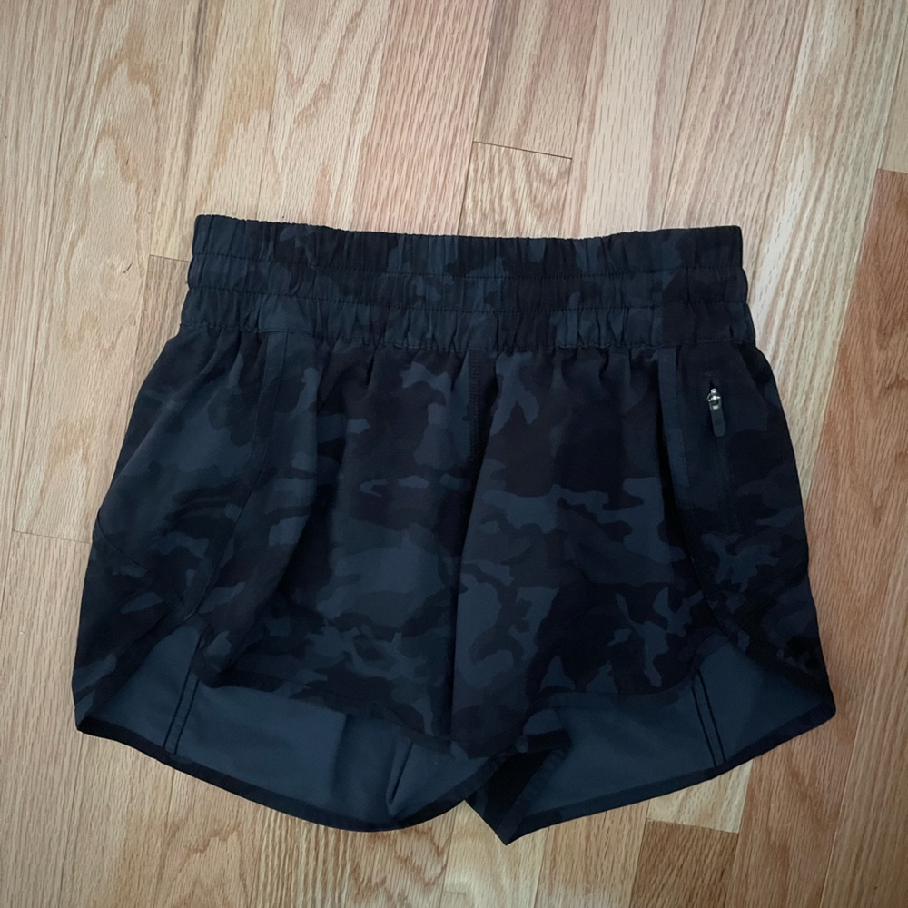 Lululemon Track That Shorts (BLACK CAMO)